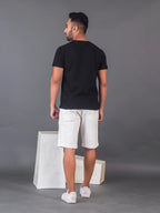 Men's Classic Solid Black Round Neck T-shirt