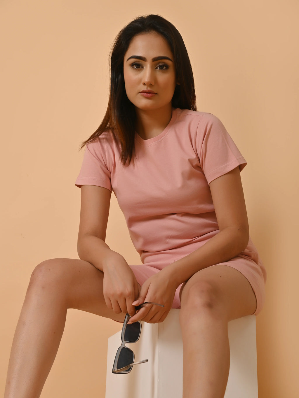 Women's Cotton Onion Pink Co-ord Set