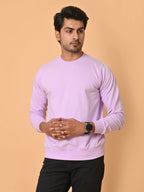 Men's Lavender Cotton Terry Sweatshirt