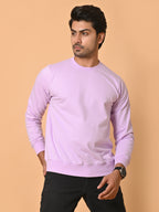 Men's Lavender Cotton Terry Sweatshirt