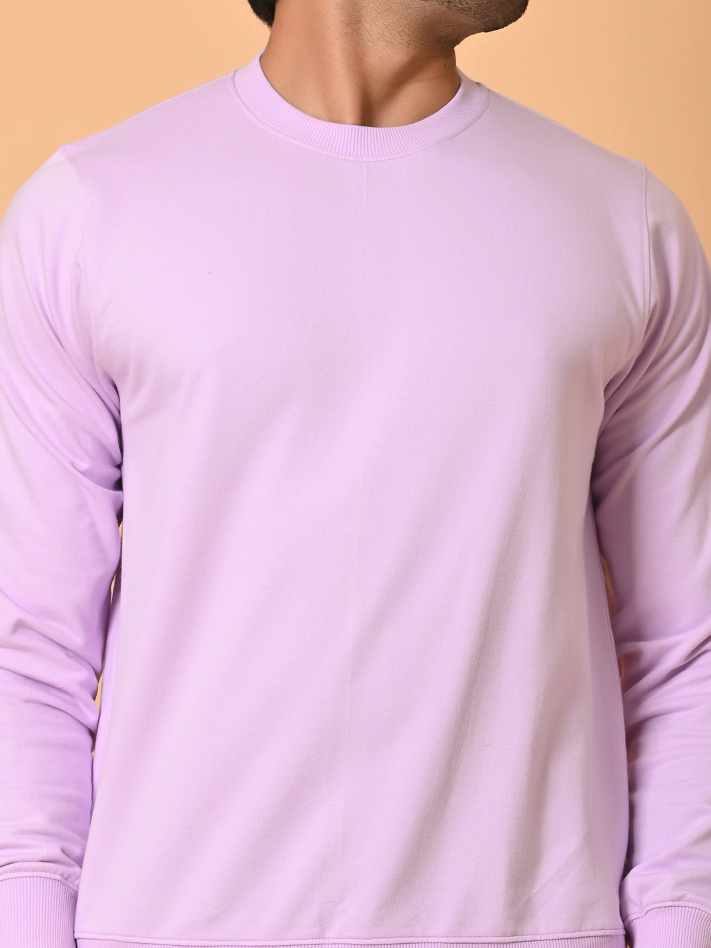 Men's Lavender Cotton Terry Sweatshirt