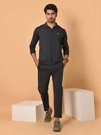 Men's Dark Grey Lycra Tracksuit