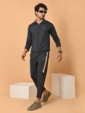 Men's Dark Grey Lycra Tracksuit