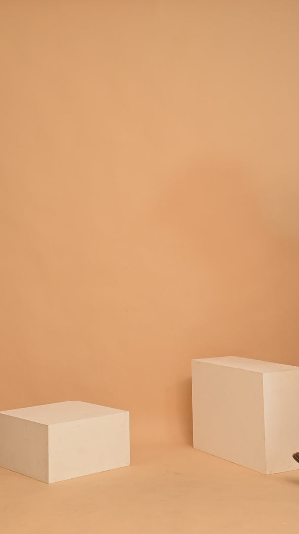 Men's Full Sleeves Plain Peach Giza Cotton Shirt